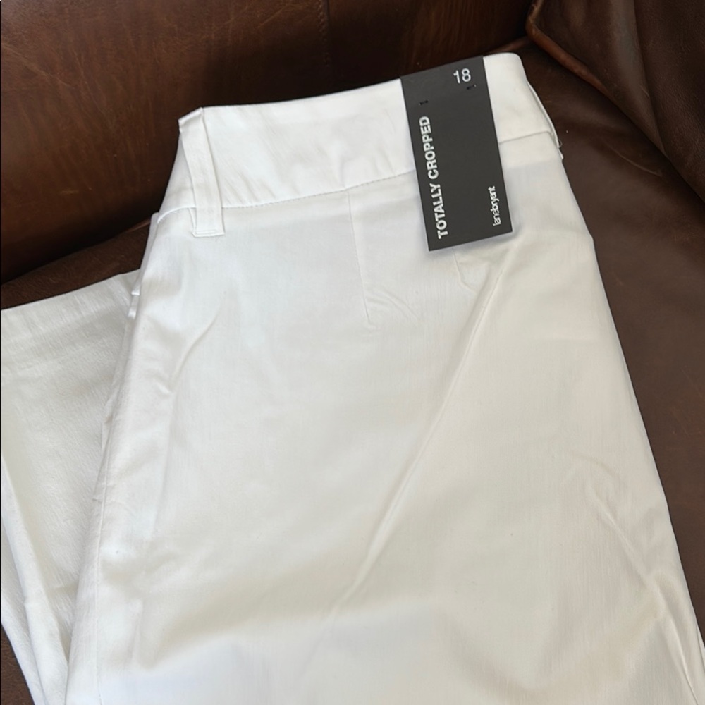 Lane Bryant Totally Cropped Pants - White